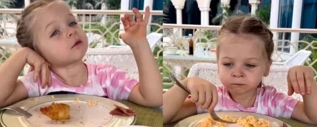 Сергей Лазарев поделился снимком дочери, съевшей с большим аппетитом завтрак