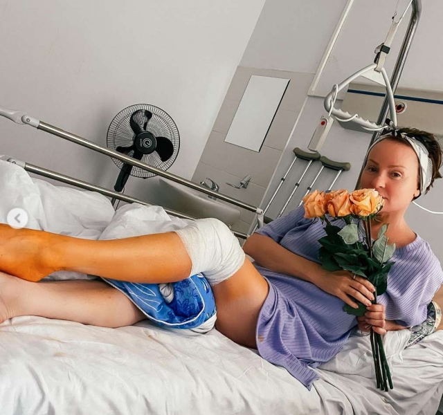 Жанна Эппле встретила день рождения на больничной койке: «Новая нога — новая жизнь»